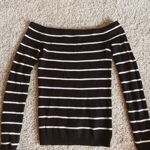 AE Off the Shoulder Knit Sweater